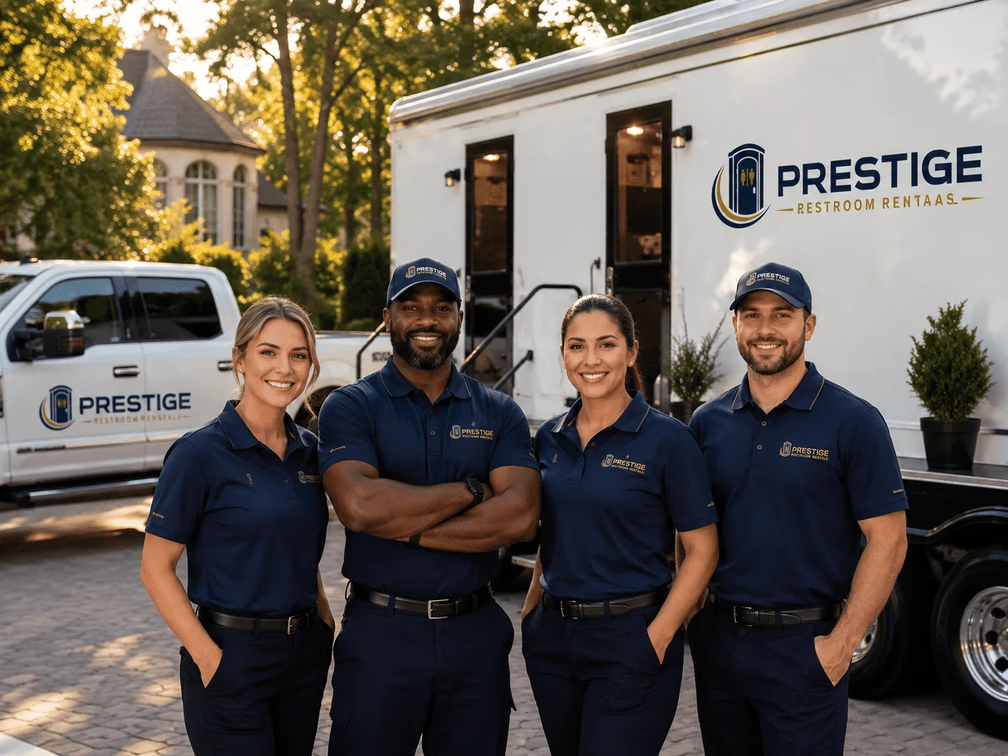 Trusted Luxury Portable Restrooms company in Adrian, MO